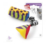 GiGwi Игрушка для кошек Тканевая дразнилка с кошачей мятой