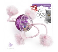 GiGwi Игрушка для кошек Мячик пластмассовый с погремушкой