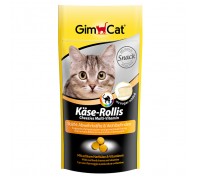 Gimcat Лакомство витаминизированное "Сырные ролики" Мультивитамин для кошек (Джимпет)