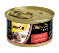 Gimcat Shiny Cat Шани Кэт консервы для кошек Цыпленок с крабами (Джимпет)