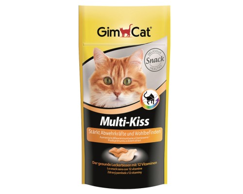 Gimcat Лакомство витаминизированное "Мульти-Кисс" для кошек (Джимпет)