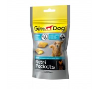 Gimdog Подушечки Нутри Покетс Эджайл с глюкозамином и витаминами группы В для собак (Джимпет)