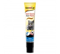 Gimcat Паста "Дуо Мульти-Витамин" Тунец+12 витаминов для кошек (Джимпет)