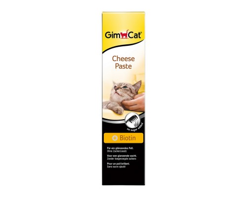 Gimcat Паста "Сырная" с биотином для кожи и шерсти для кошек (Джимпет)