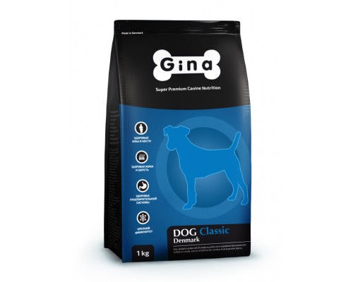 Gina DENMARK DOG Classic Корм сухой для взрослых собак до 7 лет (Джина)