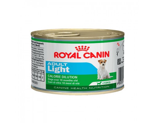 Royal Canin Light Adult Корм влажный для взрослых собак до 8 лет, предрасположенных к полноте. Вес: 195 г