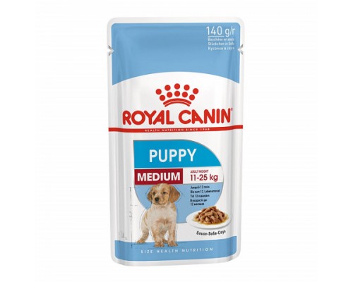 Royal Canin Medium Puppy Корм влажный для щенков средних размеров до 12 месяцев. Вес: 140 г