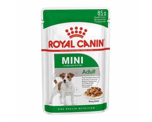 Royal Canin Mini Adult Корм влажный для взрослых собак мелких размеров до 12 лет. Вес: 85 г