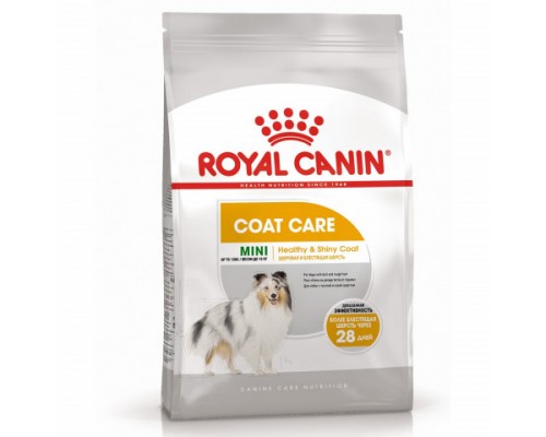Royal Canin Mini Coat Care Корм сухой для взрослых собак мелких размеров с тусклой и сухой шерстью. Вес: 1 кг