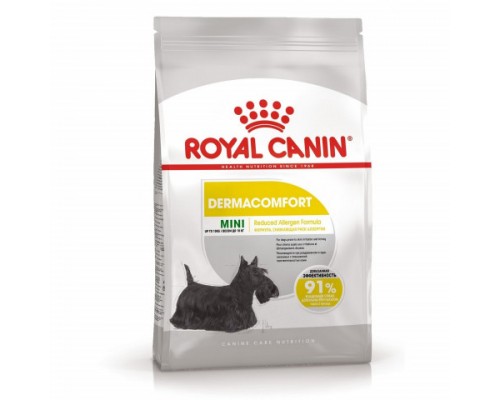 Royal Canin Mini Dermacomfort Корм сухой для взрослых собак мелких размеров при раздражениях и зуде кожи. Вес: 1 кг