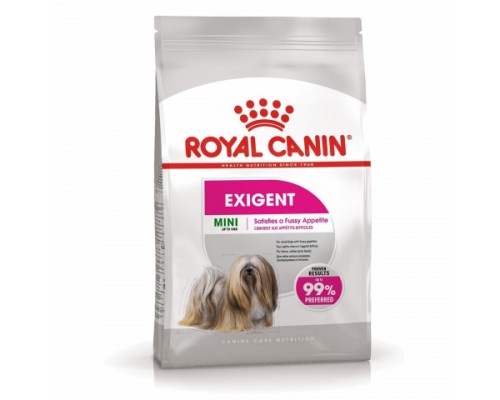 Royal Canin Mini Exigent Корм сухой для взрослых собак мелких размеров, привередливых в питании. Вес: 1 кг