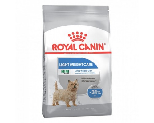 Royal Canin Mini Light Weight Care Корм сухой для взрослых собак мелких размеров, склонных к набору лишнего веса. Вес: 1 кг