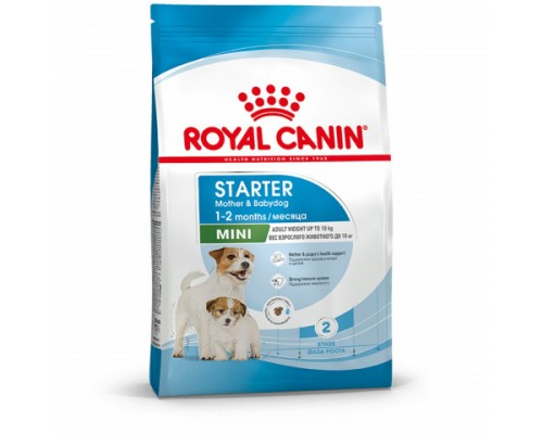 Royal Canin Mini Starter Корм для щенков мелких размеров до 2-х месяцев, беременных и кормящих сук. Вес: 1 кг