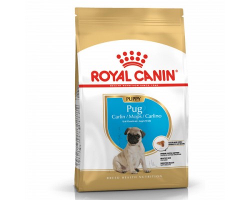 Royal Canin Pug Puppy Корм сухой для щенков породы Мопс в возрасте до 10 месяцев. Вес: 1,5 кг