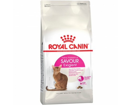 Royal Canin Savour Exigent Корм сухой сбалансированный для привередливых взрослых кошек от 1 года. Вес: 400 г