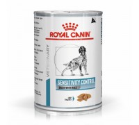 Royal Canin Sensitivity Control Canine Duck&Rice Корм диетический для собак при пищевой аллергии, паштет. Вес: 410 г