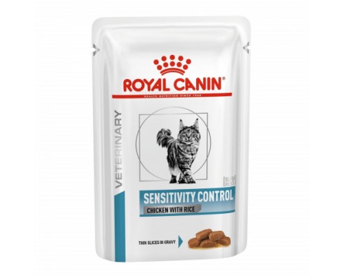 Royal Canin Sensitivity Control Canine Duck&Rice Корм сухой диетический для кошек при пищевой аллергии, соус. Вес: 85 г