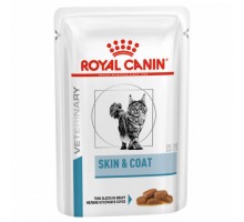 Royal Canin Skin&Coat Formula Корм полнорационный для взрослых кошек с повышенной чувствительностью кожи, соус. Вес: 85 г