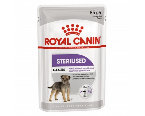 Royal Canin Sterilised Canin Adult Корм влажный для взрослых стерилизованных собак. Вес: 85 г