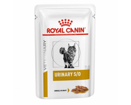Royal Canin Urinary S/O Корм диетический для кошек при мочекаменной болезни, соус. Вес: 85 г