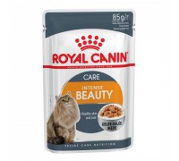 ROYAL CANIN Intense Beauty влажный для взрослых кошек в желе. Вес: 85 г