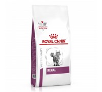 Royal Canin Renal Feline Корм сухой диетический для взрослых кошек для поддержания функции почек. Вес: 400 г