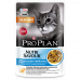 Pro Plan Nutri Savour влажный корм для взрослых кошек с чувствительной кожей, нежные кусочки с треской, в соусе. Вес: 85 г