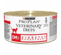Pro Plan Veterinary Diets DM St/Ox влажный корм для взрослых кошек при диабете, с говядиной. Вес: 195 г