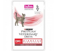 Pro Plan Veterinary Diets DM влажный корм для кошек с диабетом, говядина. Вес: 85 г