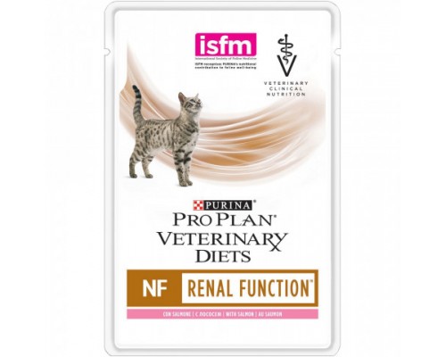 Pro Plan Veterinary Diets NF влажный корм для кошек при патологии почек, с лососем. Вес: 85 г