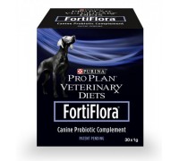 Pro Plan Veterinary Diets Forti Flora Пищевая добавка для собак и щенков с пробиотиком для поддержания баланса микрофлоры и здоровья кишечника, 30 пакетиков по 1 г. Вес: 1 шт