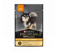 Pro Plan влажный корм для взрослых собак мелких и карликовых пород, с курицей в соусе. Вес: 85 г
