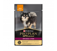 Pro Plan влажный корм для взрослых собак мелких и карликовых пород, с уткой в соусе. Вес: 85 г