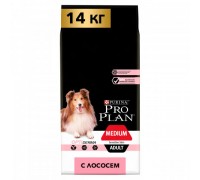 Pro Plan OPTIDERMA сухой корм для взрослых собак средних пород с чувствительной кожей с лососем. Вес: 14 кг