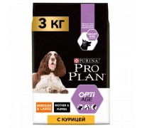 Pro Plan OPTIAGE сухой корм для взрослых собак старше 7 лет средних и крупных пород с курицей. Вес: 3 кг