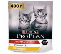 Pro Plan Original сухой корм для котят от 1 до 12 месяцев, с курицей. Вес: 400 г