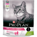 Pro Plan Delicate сухой корм для кошек с чувствительным пищеварением и привередливых к еде, с ягненком. Вес: 400 г