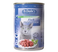 Dr.Clauder's консервы для кошек c лососем. Вес: 415 г