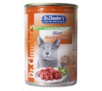 Dr.Clauder's консервы для кошек, с сердцем. Вес: 415 г