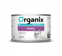 Organix Preventive Line Renal Консервы для кошек. Поддержание здоровья почек у взрослых кошек. Вес: 240 г
