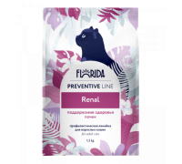 FLORIDA Renal сухой корм для кошек "Поддержание здоровья почек". Вес: 1,5 кг