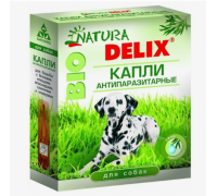 Биокапли антипаразитарные Natura Delix BIO с алоэ-вера, для собак