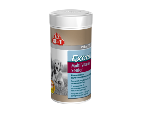 8in1 Эксель Мультивитамины для пожилых собак : 70 таб