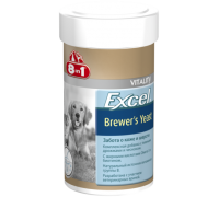 8in1 Эксель Пивные дрожжи для кошек и собак (Excel Brewer's Yeast) : 260 таб