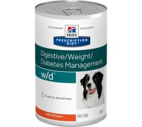 Hills Presсription Diet Canine w/d консервы для собак W/D профилактика сахарного диабета, запоров, колитов (Хиллс). Вес: 370 г