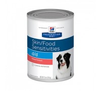 Hill's Presсription Diet d/d Canine Salmon консервы для собак D/D Лосось профилактика пищевых аллергий