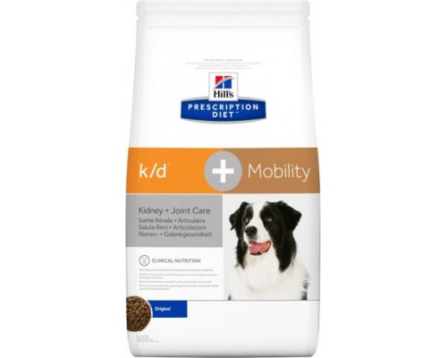 Hills Presсription Diet Feline k/d + Mobility сухой корм для собак для поддержания здоровья почек и суставов одновременно (Хиллс). Вес: 12 кг