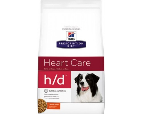 Hills Presсription Diet h/d Canine сухой корм для собак H/D профилактика ранних стадий сердечных заболеваний (Хиллс). Вес: 5 кг