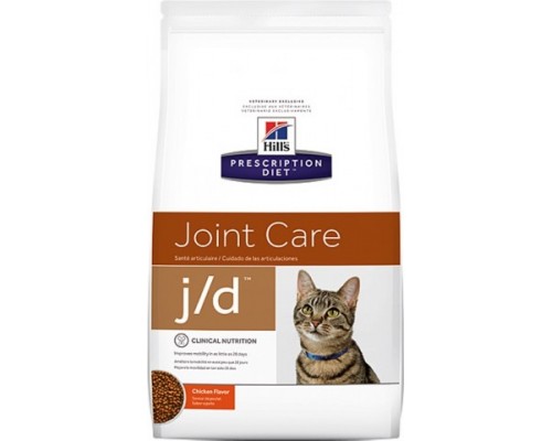 Hills Presсription Diet j/d Feline Original сухой корм для кошек J/D профилактика заболеваний суставов (Хиллс). Вес: 2 кг