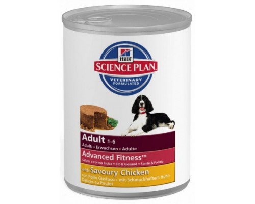 Hills Science Plan Advanced Fitness консервы для собак мелких и средних пород от 1 до 7 лет с Курицей (Хиллс). Вес: 370 г